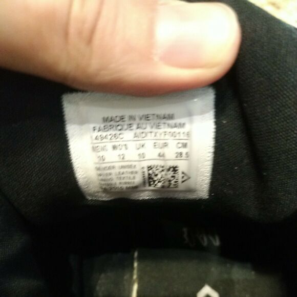 Rare Black Chuck Taylor All Star Converse Leather Mid Top Sneakers Mens 10 D - Picture 12 of 12